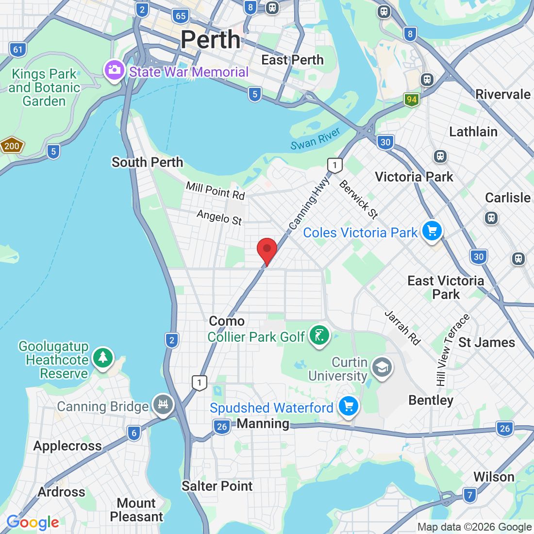 238 Canning Hwy, South Perth WA 6151, Australia