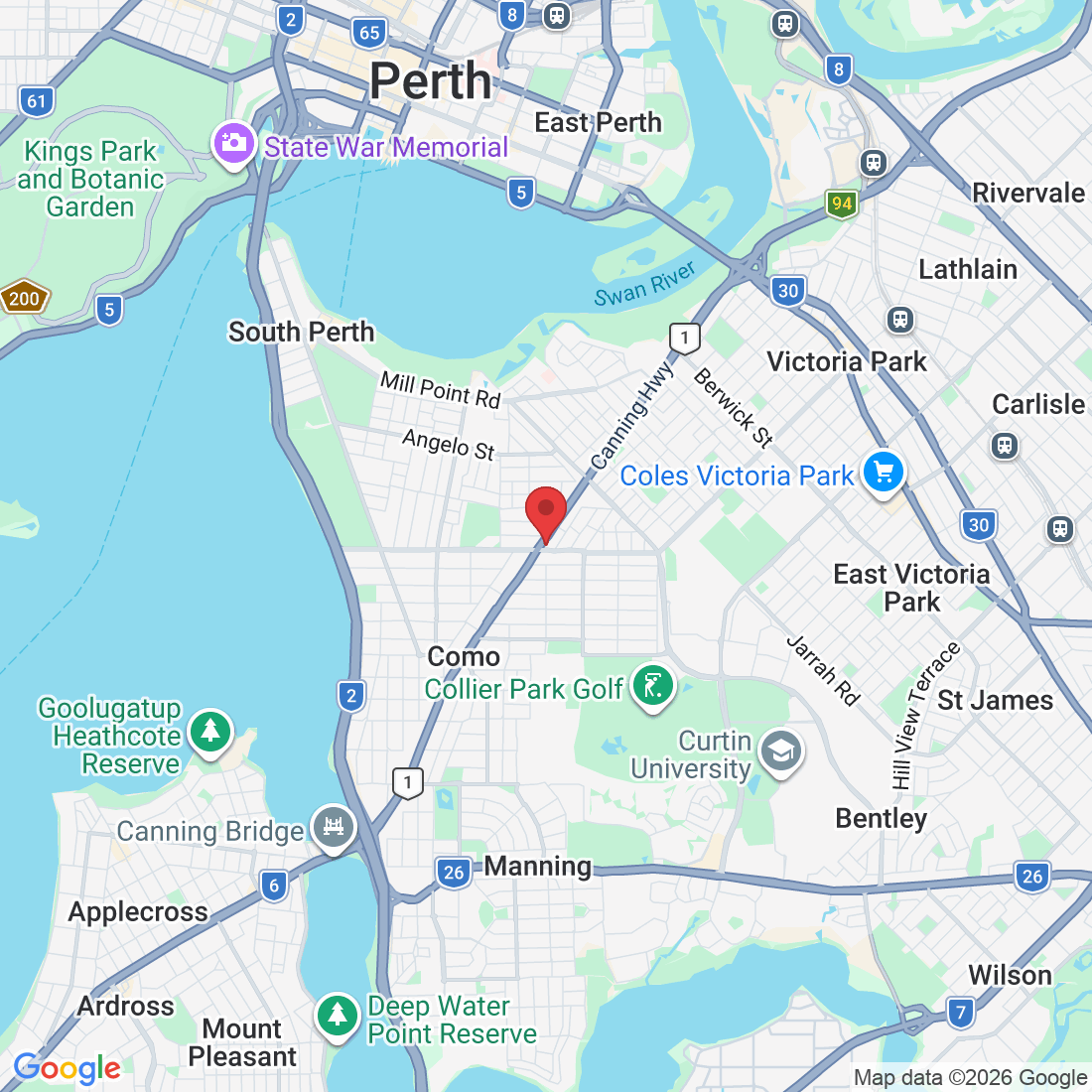238 Canning Hwy, South Perth WA 6151, Australia