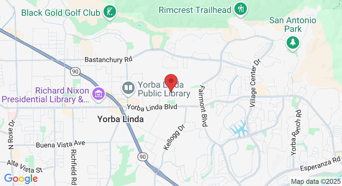 Palm St, Yorba Linda, CA 92886, USA