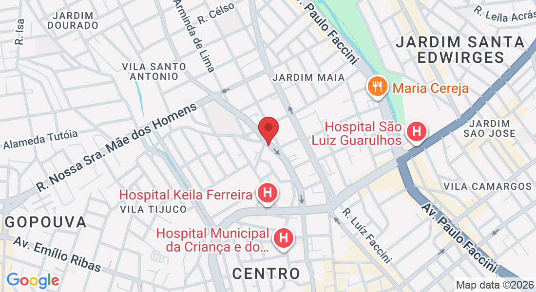 Av. Dr. Timóteo Penteado, 97 - Vila Hulda, Guarulhos - SP, 07094-000, Brasil