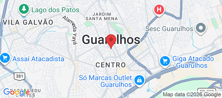 Av. Dr. Timóteo Penteado, 97 - Vila Hulda, Guarulhos - SP, 07094-000, Brasil
