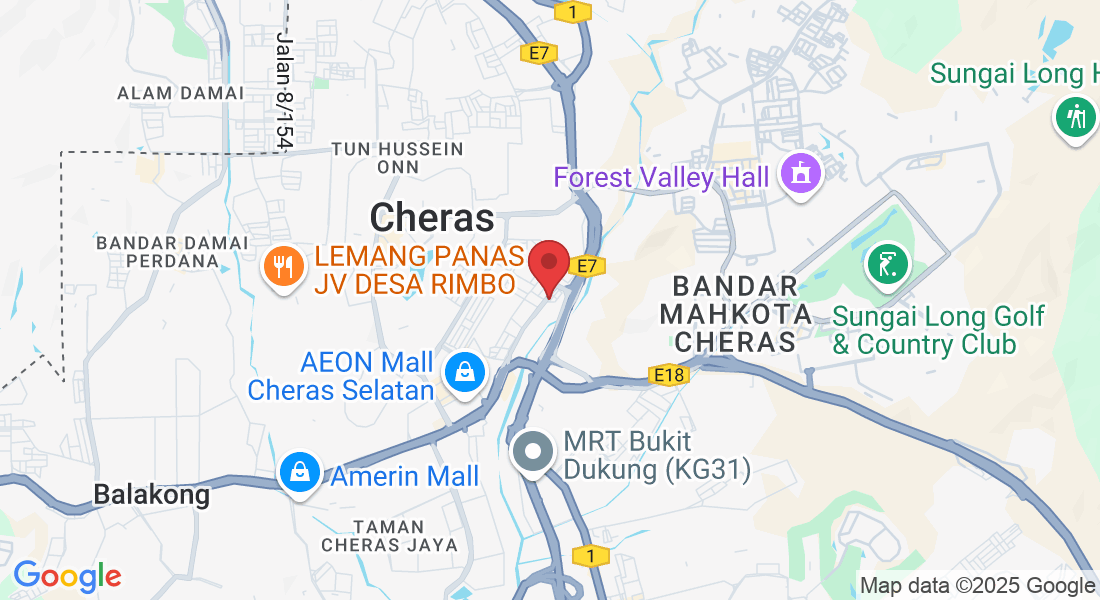 29 JALAN SS 2/1 PEKAN, Batu 11 Cheras, 43200 Cheras, Selangor, Malaysia