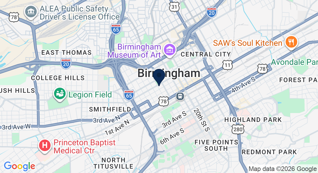 1601 5th Ave N ste 301, Birmingham, AL 35203, USA