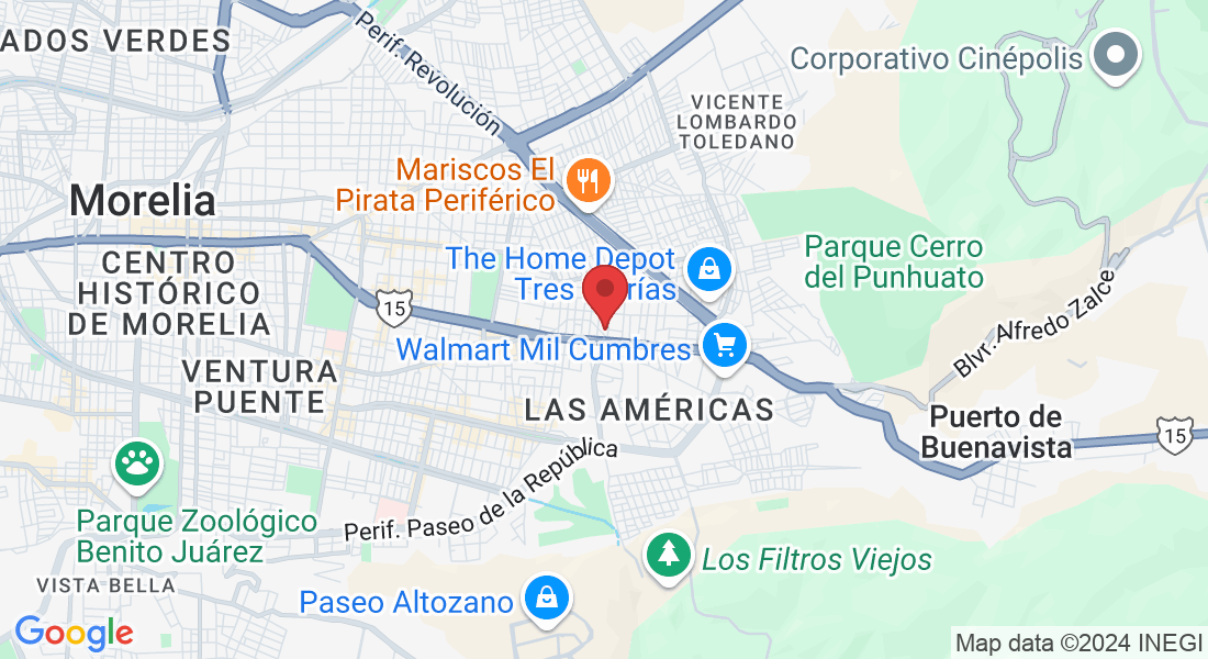 Insurgentes 83, Lomas de Hidalgo, 58240 Morelia, Mich., México