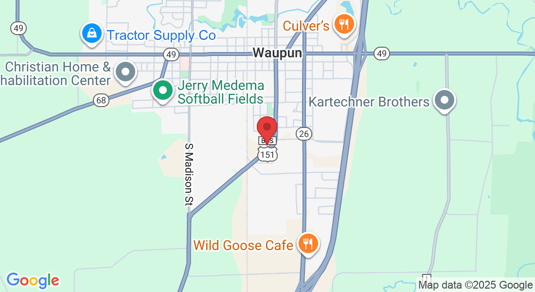 820 S Madison St, Waupun, WI 53963, USA