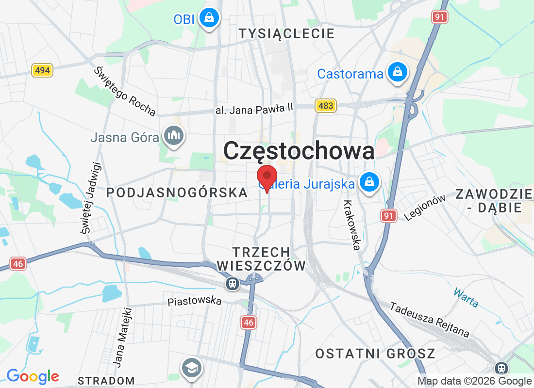 Śląska 24, 42-217 Częstochowa, Polska