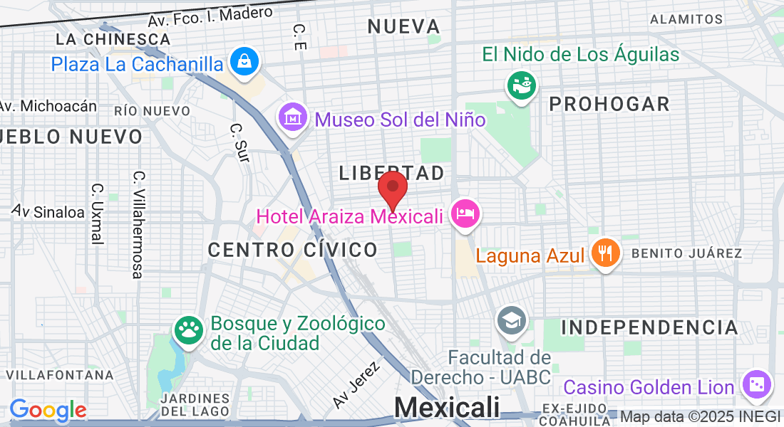 Av José Sánchez Islas 1701, heroes de nacozari, 21030 Mexicali, B.C., México