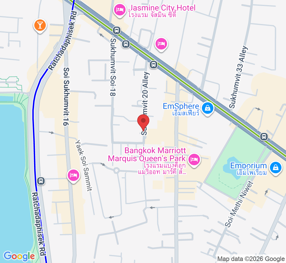 No, 22 ซ. สุขุมวิท 20 แขวงคลองเตย เขตคลองเตย กรุงเทพมหานคร 10110, Thailand