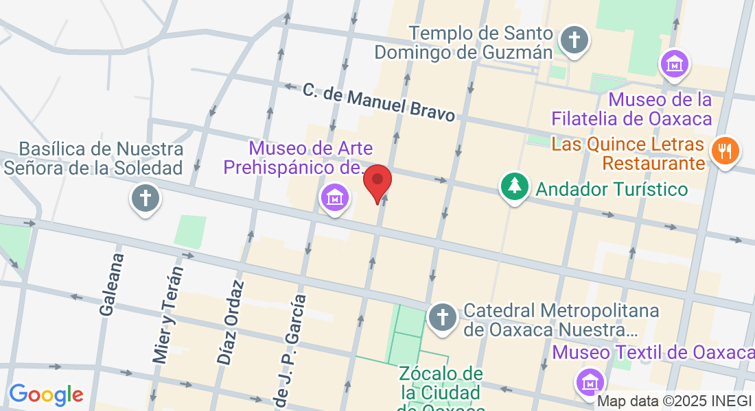 C. Porfirio Díaz 207, RUTA INDEPENDENCIA, Centro, 68000 Oaxaca de Juárez, Oax., México