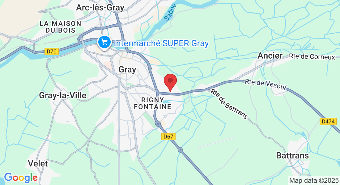 55B Fbg des Perrières, 70100 Gray, France