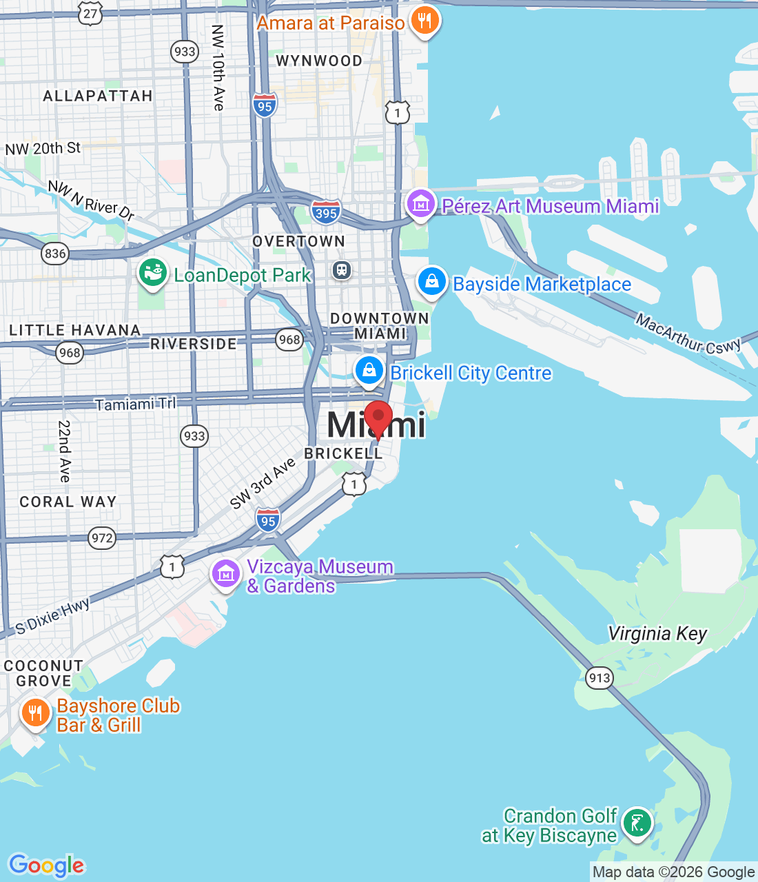 1395 Brickell Ave ste 800, Miami, FL 33131, USA
