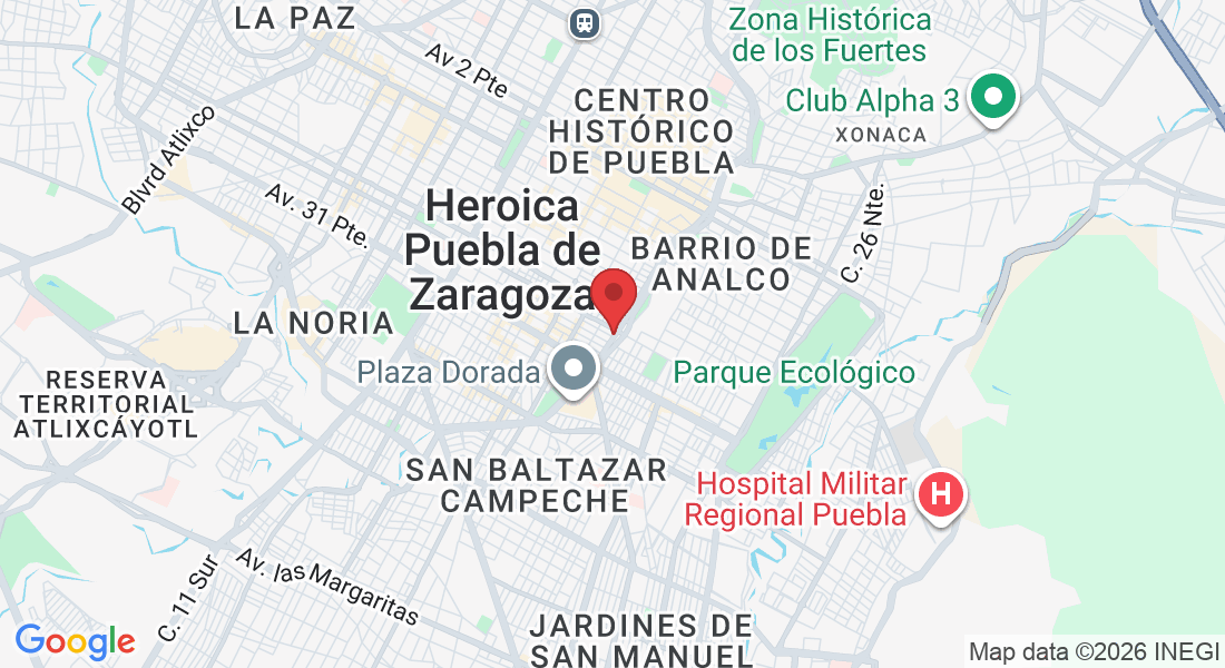 Blvd. Héroes del 5 de Mayo 2505, El Carmen, 72530 Heroica Puebla de Zaragoza, Pue., México