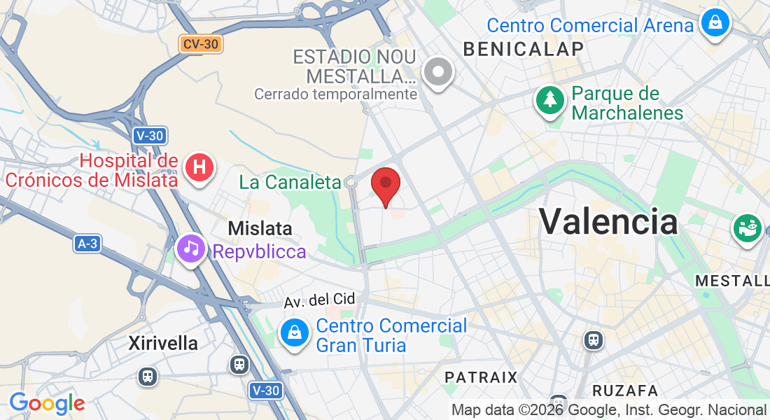 C/ de la Vall de la Ballestera, 65, Campanar, 46015 València, Valencia, España