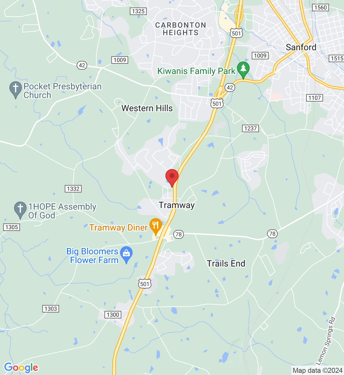1512 Westover Dr, Sanford, NC 27330, USA