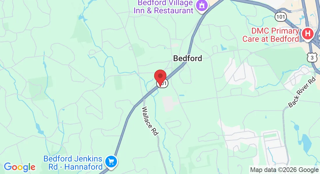 Building (rear entrance, 184 State Rte 101, Bedford, NH 03110, USA