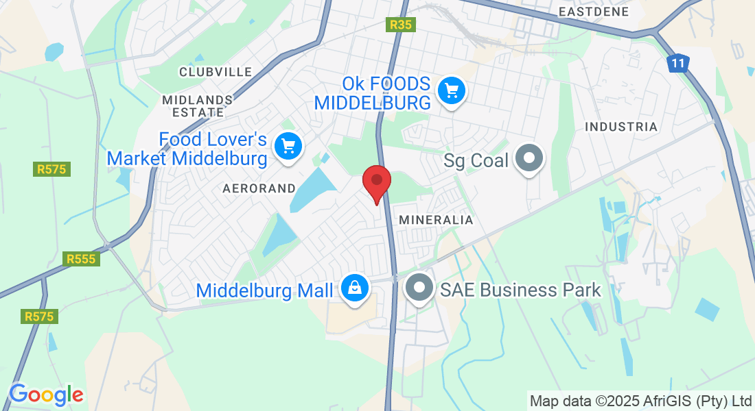 1 Dwarsberg St, Aerorand, Middelburg, 1055, South Africa