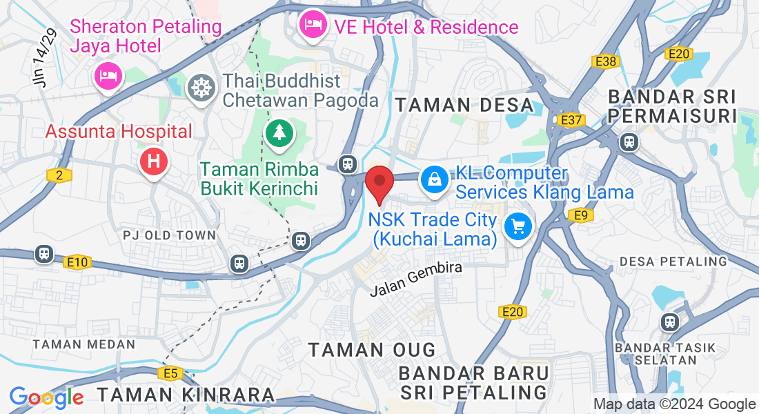15, Jln Klang Lama, 58200 Kuala Lumpur, Wilayah Persekutuan Kuala Lumpur, Malaysia