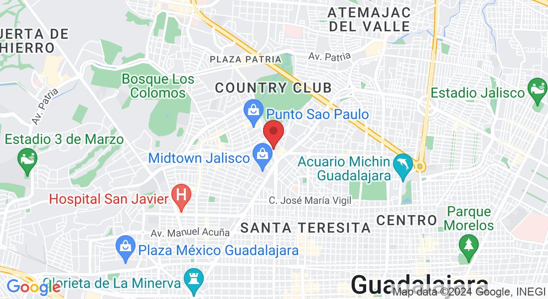 Av. de las Américas 1500, Country Club, 44610 Guadalajara, Jal., Mexico