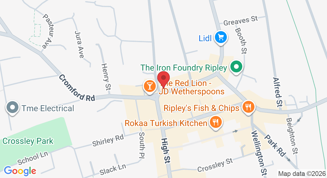 1 Church St, Ripley DE5 3BU, UK