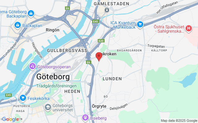 Norra Gubberogatan 15, 416 63 Göteborg, Sverige