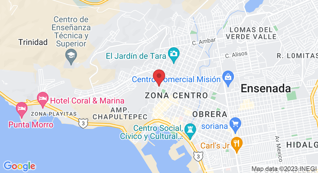 Ryerson 724-1, C. Séptima Esquina, Centro, Zona Centro, 22800 Ensenada, B.C., México