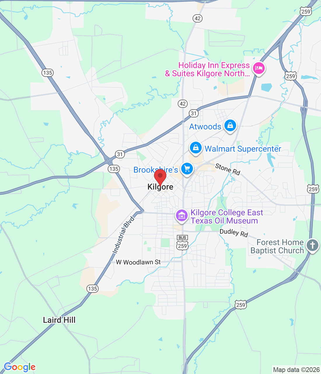 Kilgore, TX 75662, USA