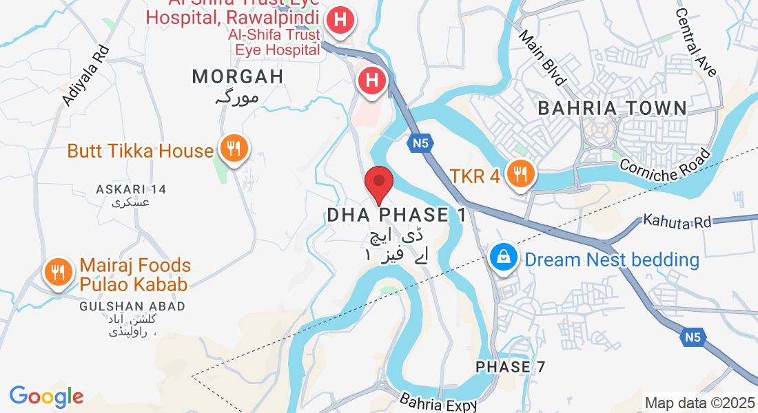 Studio Office # 4, Innovista Rawal, Sector A, Sector A DHA Phase 1, Rawalpindi, 46000, Pakistan