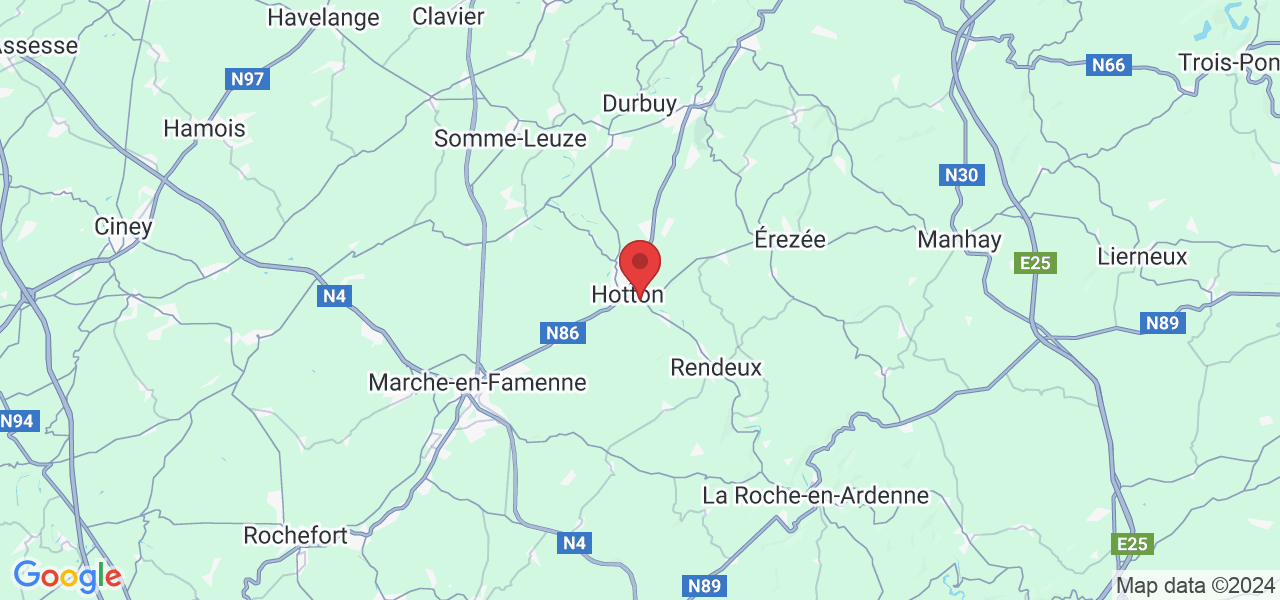 Chem. de Bondezaie 18, 6990 Hotton, Belgique