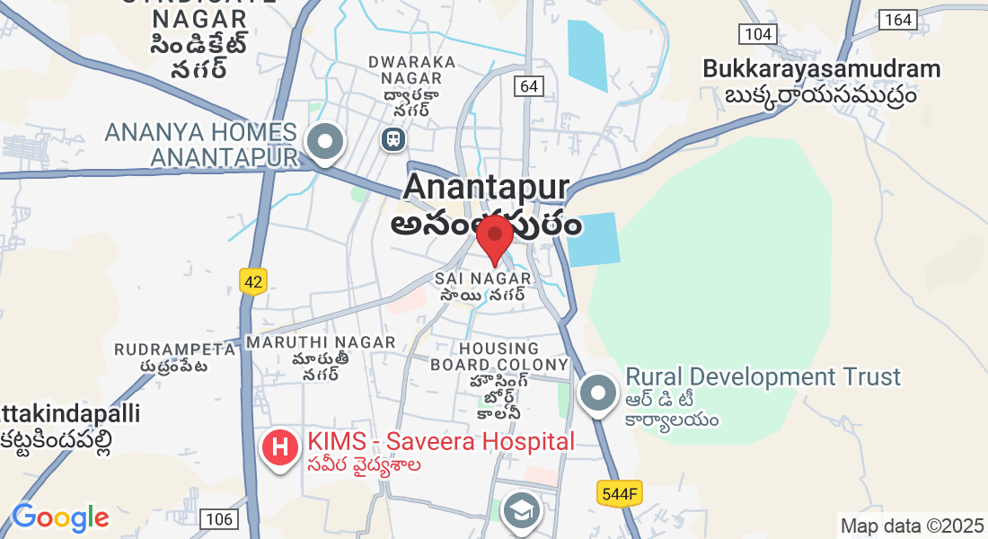 12/374, 2nd Cross Rd, near chinari hospital, Sai Nagar, Anantapur, Andhra Pradesh 515001, India