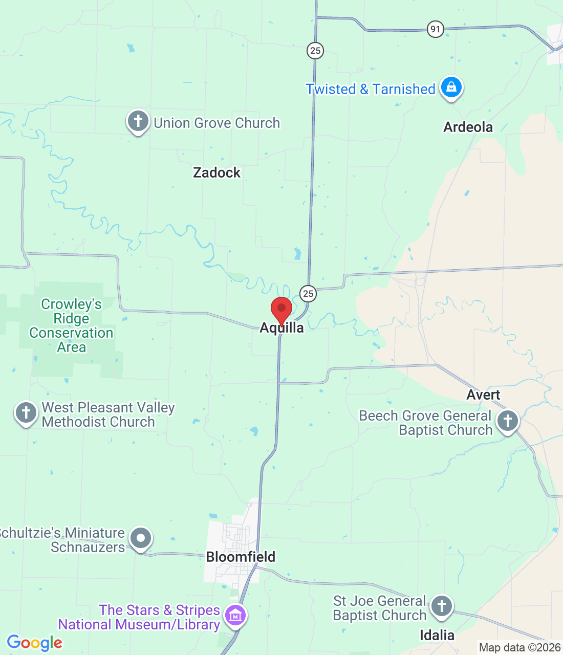 Aquilla, MO 63825, USA
