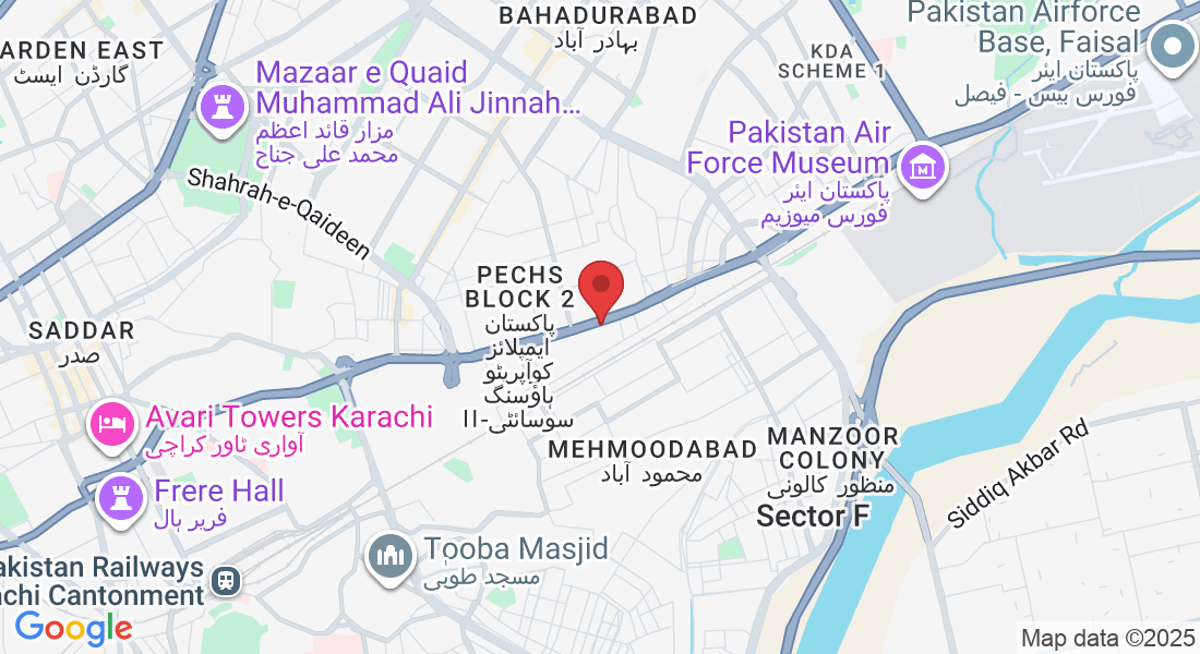 Office 804,805,806 Park Avenue, opposite to Lal Kothi (house), Shahrah-e-Faisal Block 6 P.E.C.H.S., Karachi, Karachi City, Sindh 75350, Pakistan