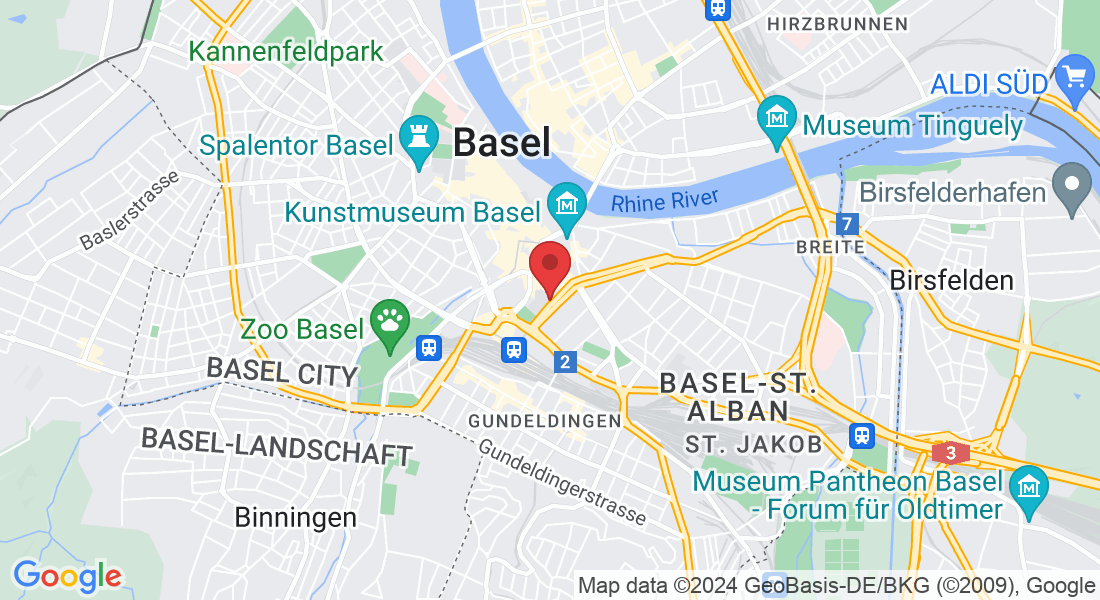 Aeschenplatz, nahe, Bahnhof SBB, Aeschengraben 26, 4051 Basel, Switzerland