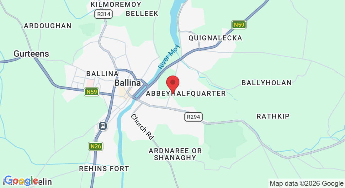 Bunree Rd., Abbeyhalfquarter, Ballina, Co. Mayo, F26 T6P4, Ireland