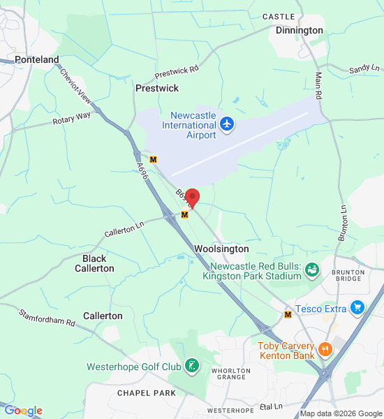 Callerton Ln, Woolsington, Newcastle upon Tyne NE13 8DF, UK