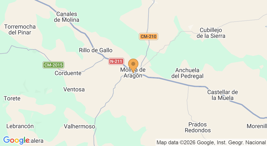 P.º los Adarves, 36, 19300 Molina de Aragón, Guadalajara, España