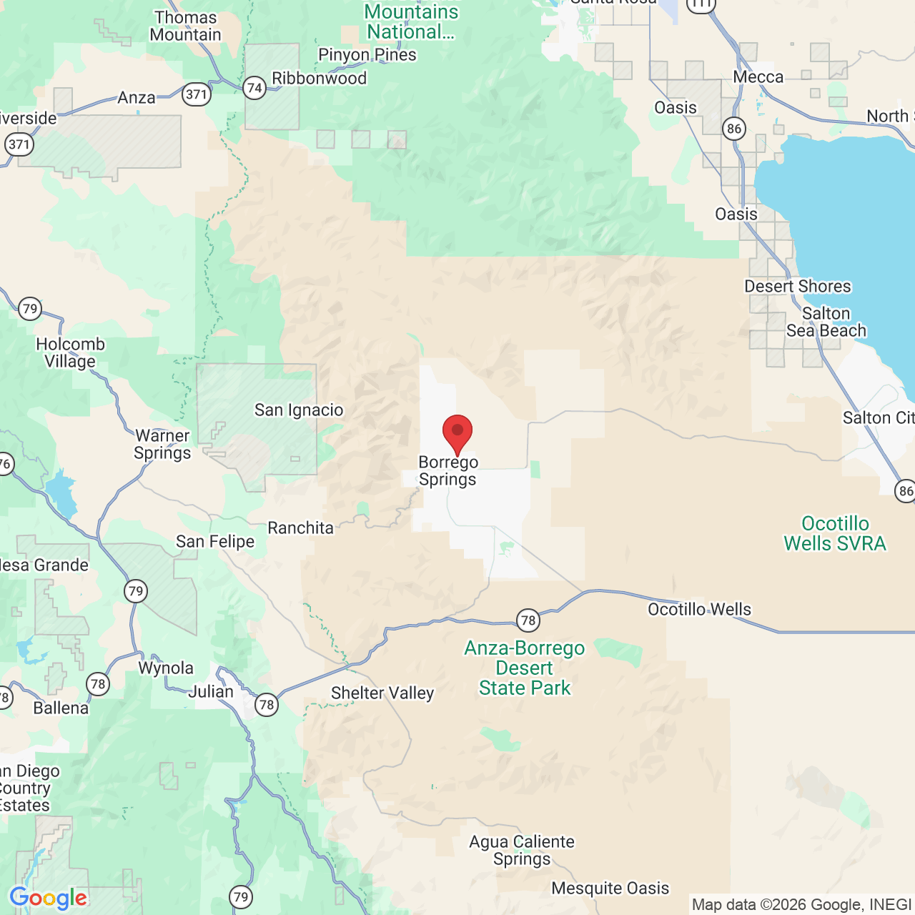 2255 Di Giorgio Rd, Borrego Springs, CA 92004, USA