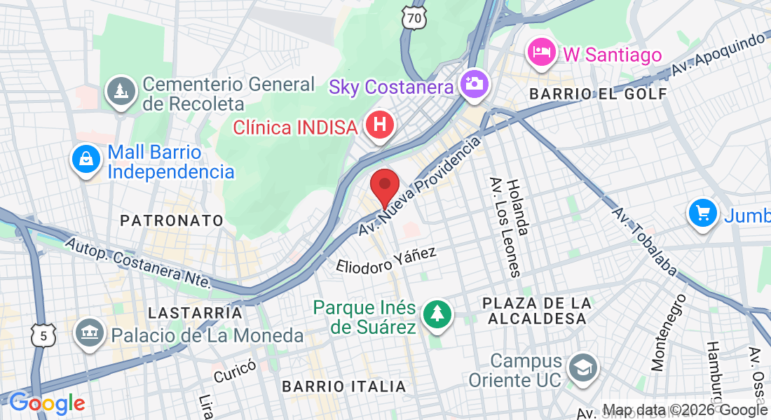 Av. Providencia, Providencia, Región Metropolitana, Chile