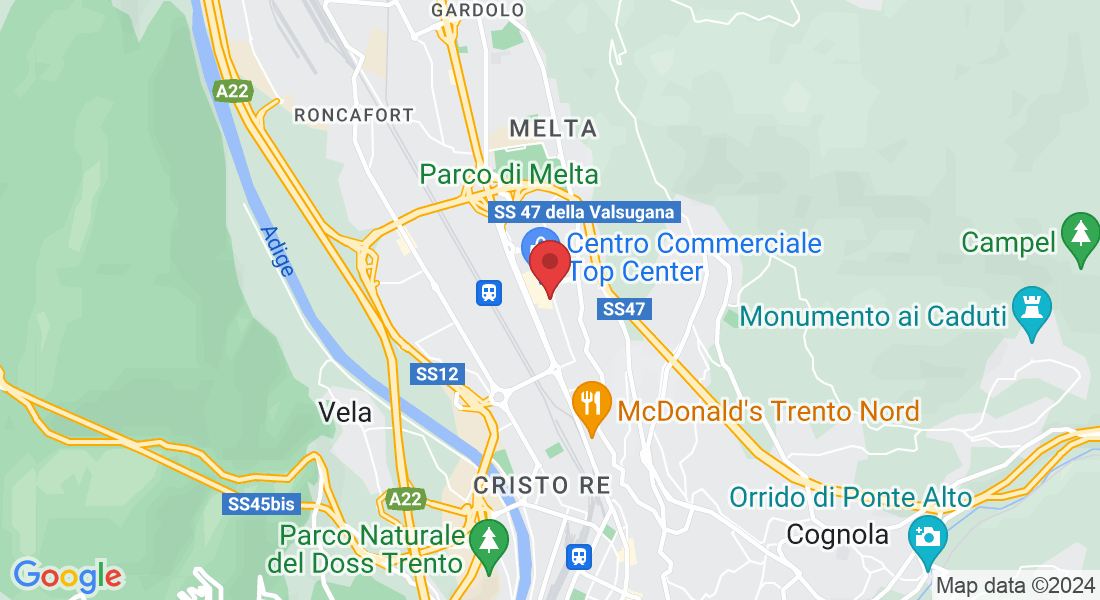 Via Antonio Pranzelores, 9, 38121 Trento TN, Italia