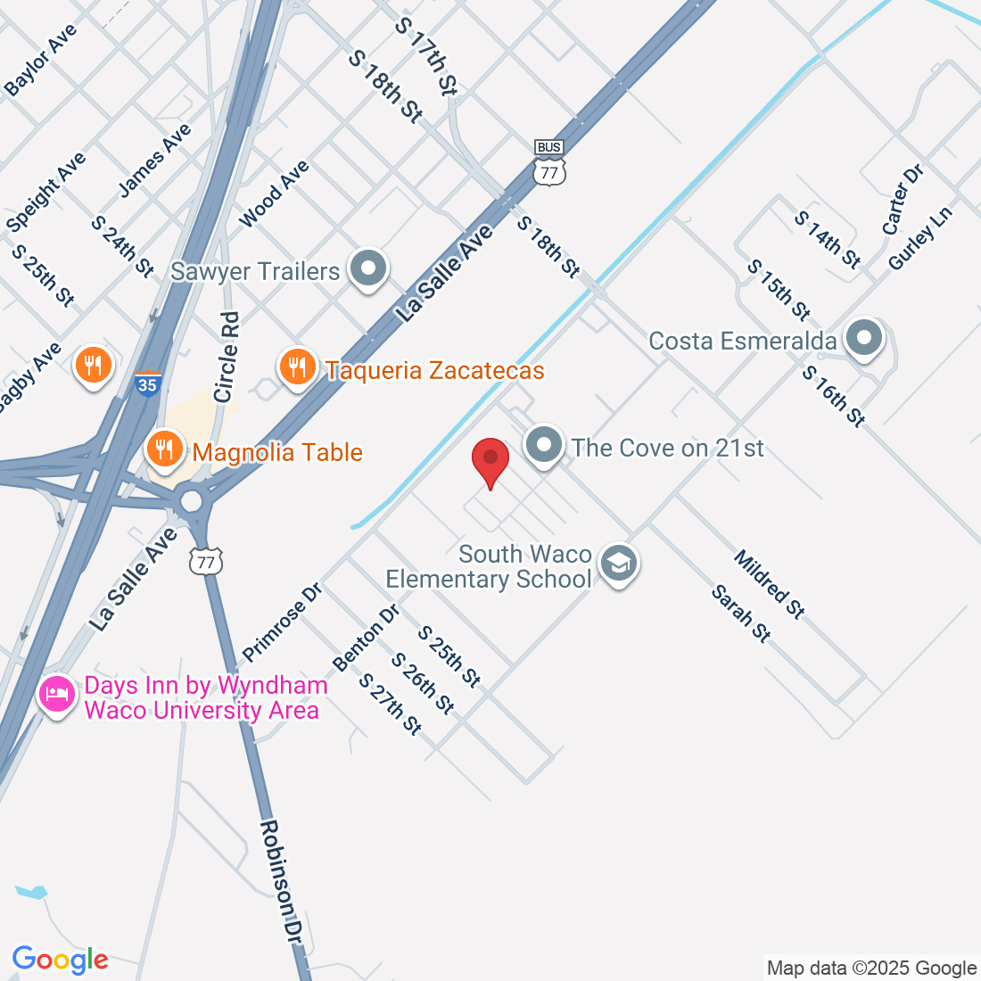 2425 S 21st St, Waco, TX 76706, USA