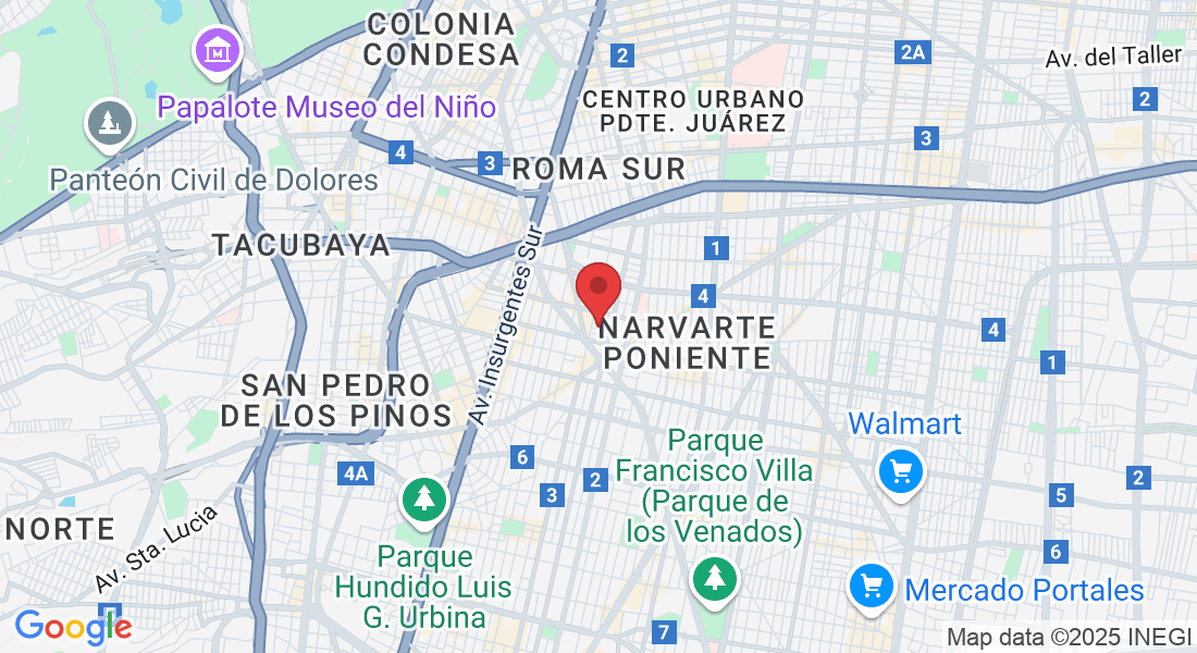 Col del Valle Nte, 03103 Ciudad de México, CDMX, Mexico
