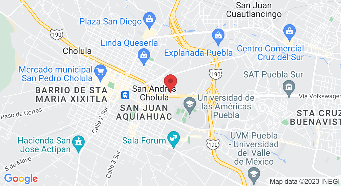 Recta a Cholula 603, Las Cumbres, 72810 Puebla, Pue., México