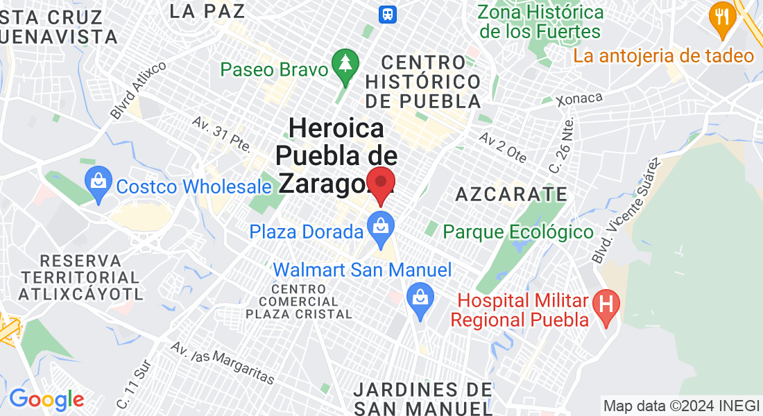 C. 2 Sur 2706, El Carmen, 72530 Puebla, Pue., México