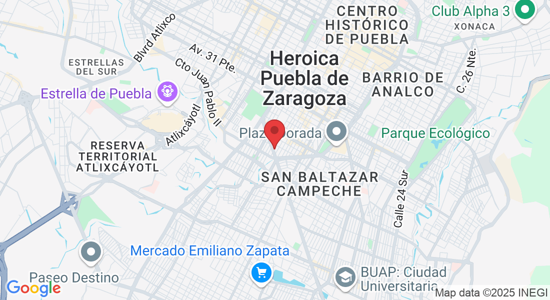 Priv. 5 B Sur 4716, Yenkins y Benítez, 72424 Heroica Puebla de Zaragoza, Pue., México