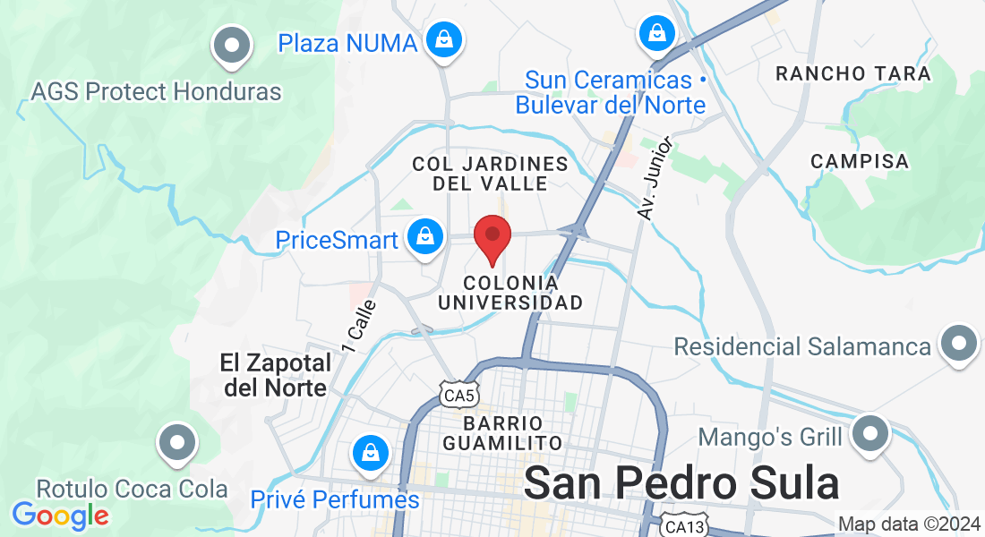 22 Calle, 21102 San Pedro Sula, Cortés, Honduras