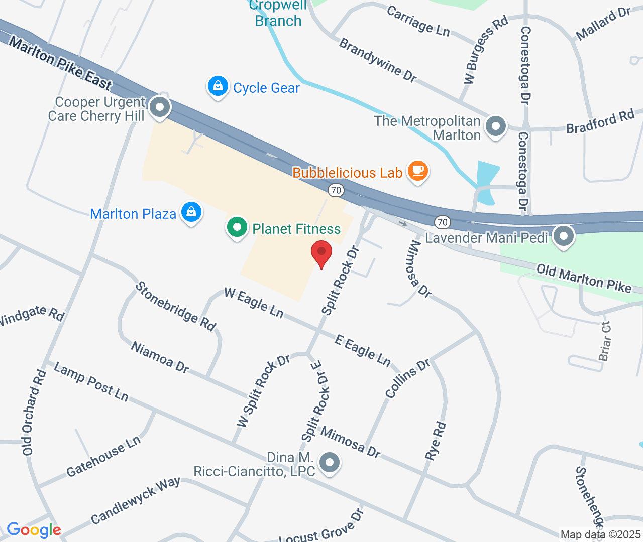 2 Split Rock Dr suite 10, Cherry Hill Township, NJ 08003, USA