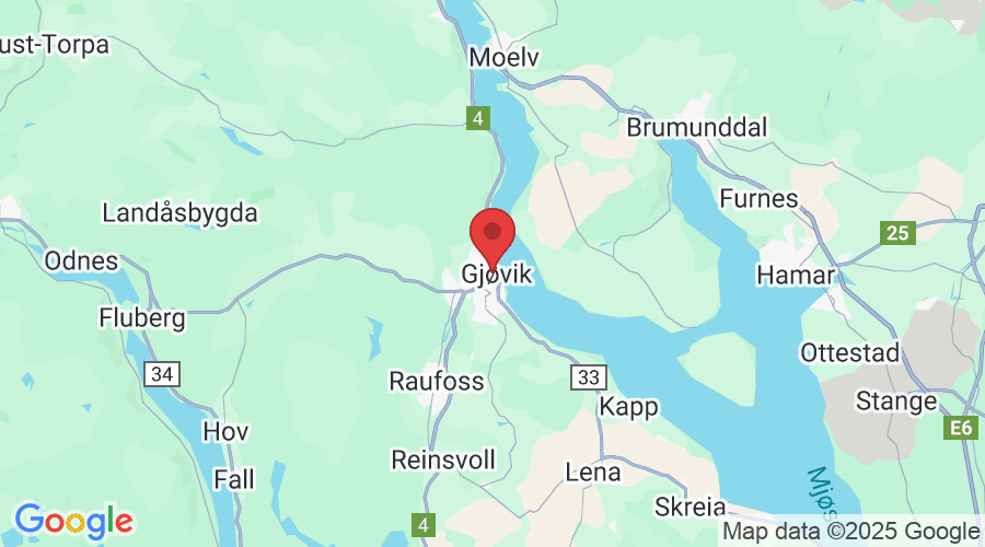 Øvre Torvgate 22, 2815 Gjøvik, Norge