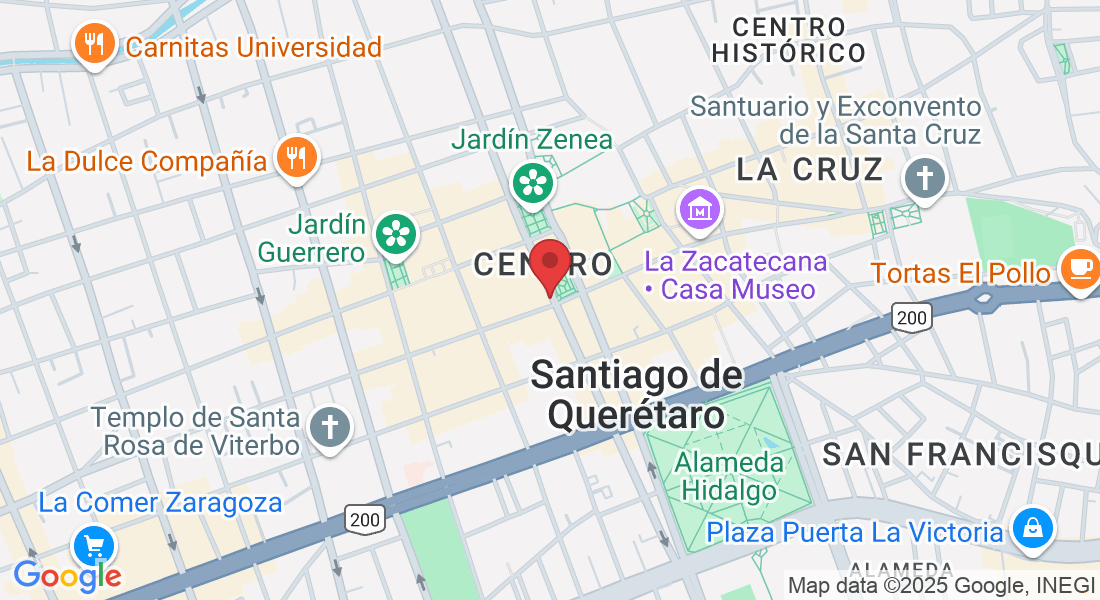 C. Benito Juárez Sur 32, Centro, 76000 Santiago de Querétaro, Qro., México