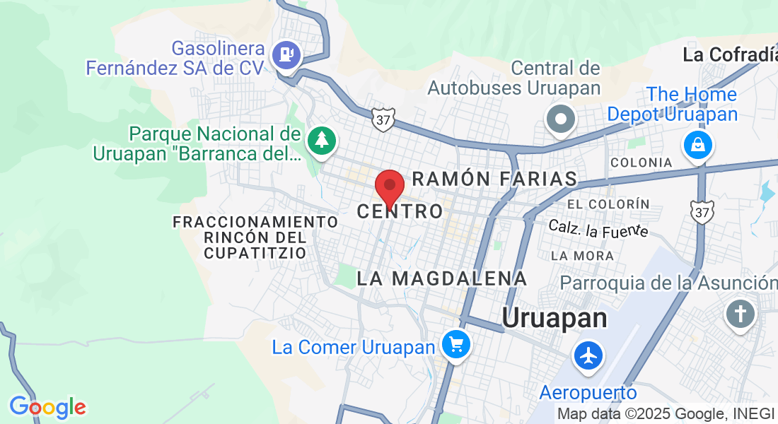 Nicolas Bravo 4, Centro, 60000 Uruapan, Mich., México