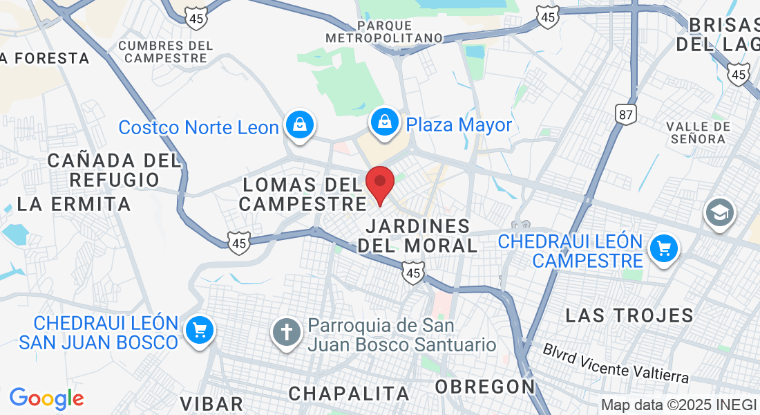 Av. León 902, Valle del Campestre, 37150 León de los Aldama, Gto., México