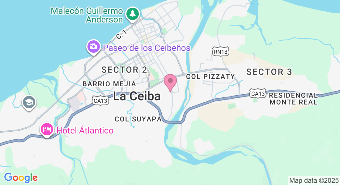 Q6C8+28M, La Ceiba, Atlántida, Honduras